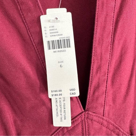 Pilcro Long-Sleeve V-Neck Seamed Mini Dress - Picture 5 of 12